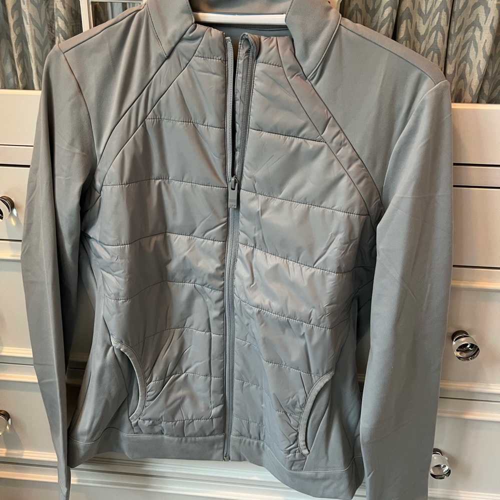 Southern Tide Josette Mixed Media Full Zip Athletic Jacket, size Small